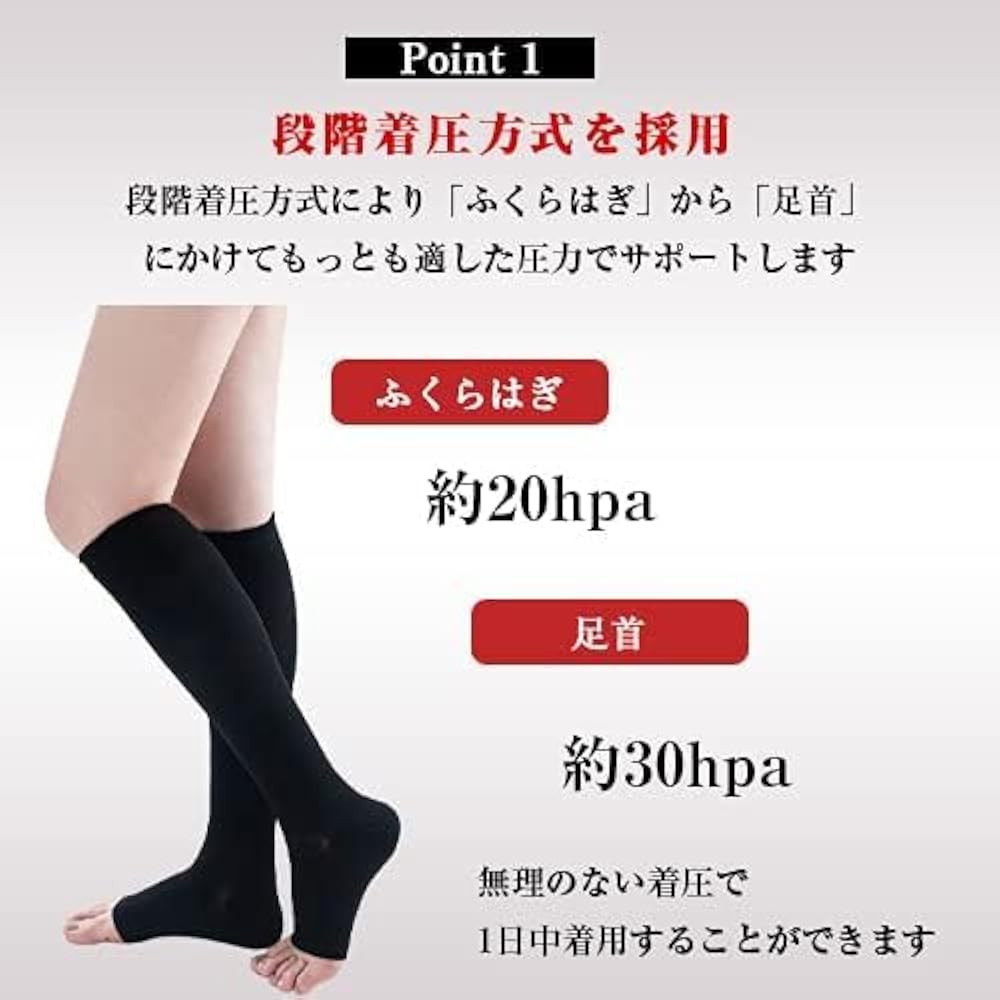 Amazon.co.jp: MKY Company 着圧ソックス walkplus+ 加圧